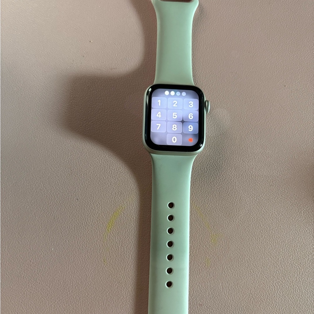 Apple Smartwatch in Light Green